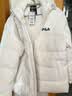 FILA 斐乐官方情侣羽绒服冬时尚休闲连帽上衣男女同款保暖外套 实拍图