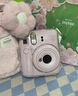 INSTAX富士instax立拍立得 一次成像相机 mini12精美礼盒 月光茉莉 含10张fafa花边相纸 实拍图