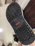 3514保暖羊毛布鞋老人鞋套脚款男士爸爸鞋冬季加厚棉鞋 黑色 41  实拍图