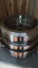 炊大皇304不锈钢三层蒸锅家用复合底汤锅蒸馒头包子可视可立高拱盖34cm 实拍图