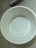 京东京造巨厚实加深加厚加大盆  脸盆家用盆洗衣盆泡脚盆洗漱盆 36cm  实拍图