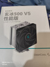 九州风神（DEEPCOOL）玄冰500风冷散热器CPU散热（加宽塔体/不挡内存/PWM风扇/240W/多平台易安装/AG500) 实拍图