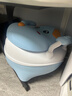 小哈伦儿童马桶宝宝坐便器婴幼儿尿盆小孩坐便器小便器双软垫小狗洛克蓝 实拍图