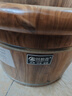 川柏香实木泡脚桶木桶洗脚盆木桶家用足浴桶泡脚木质香柏木碳化木制脚盆 26cm 【碳化无盖】+艾30 实拍图