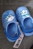 巴布豆童鞋男童拖鞋夏季软底宝宝沙滩鞋儿童洞洞鞋117342003浅月色150 实拍图