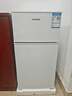 HYUNDAI（韩国现代）小冰箱迷你小型家用冷藏冷冻宿舍出租房办公室双开门二门电冰箱节能省电 80L白【行业热卖+日销过百】 实拍图