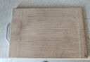 双枪整竹切菜板砧板  加大加厚案板擀面板家用粘板占板40*28*1.8cm 实拍图