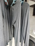七匹狼【纯棉抑菌】保暖内衣男秋衣秋裤套装圆领棉毛秋冬深灰 3XL 实拍图