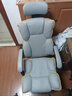 锦汐电脑椅办公椅子电竞椅家用人体工学椅老板椅主播靠背椅皮革转椅 灰色+4级杆+乳胶【二代升级】 实拍图