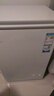 海尔（Haier）100L单温冰柜小型家用小冰柜商用减霜一级能效冷藏冷冻转换深冷冷柜小冰箱BC/BD-100GHW9D国家补贴 实拍图