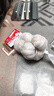 山东金乡蒜大蒜出口标准精选大蒜头蔬菜调料单果5cm 网兜装袋5头 150g 5-5.5cm特大 实拍图