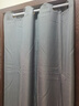 宿舍布衣含伸缩杆免打孔门帘过道遮光防蚊隔断帘挡风空调卧室厨房试衣间帘 丝绒麻-北欧灰 【适合门框宽0.6-1.1】帘高1.8米 实拍图