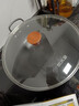 炊大皇铁锅家用无涂层不锈炒锅燃气灶专用炒锅炒菜锅平底锅极铁锅34cm 实拍图