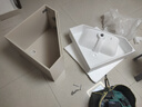 宾匠小户型三角型浴室柜转角洗手盆洗漱台卫生间拐角洗脸台盆柜组合 奶油色/智能镜+普通镜柜60cm 实拍图