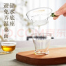 金灶（KAMJOVE） 玻璃茶漏茶斗 茶滤网过滤器耐高温玻璃滤茶器功夫茶具配件GO-08 套组 实拍图