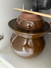 泡菜坛子家用土陶四川陶瓷加厚小号商用腌菜酸菜大容量密封咸菜罐 10斤容水量【配内盖】 实拍图