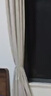 京东京造黑贝妮米色窗帘 99%全遮光成品窗帘布卧室客厅挂钩式 宽2*高2.7米 实拍图