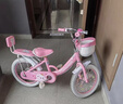 永久（FOREVER）儿童自行车6-10岁男女款宝宝辅助脚踏车 公主粉16寸适合105-135cm 实拍图
