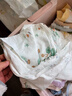 全棉时代婴儿针织包巾纯棉抱被新生儿薄空调被盖毯包被 童话树屋90×90cm 实拍图