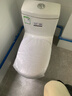 欧帝奴（OUDINU）节水防臭漩涡虹吸式大冲力连体式坐便器小户型卫生间抽水马桶家用 I【简约款】超漩虹吸 实拍图