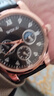 【网红爆款】商务腕表石英运动表休闲皮带男女手表 黑色 实拍图