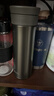 膳魔师（THERMOS）钛杯纯钛保温杯办公咖啡杯户外露营茶杯定制团购水杯生日礼物TCTC 太空灰【升级钛茶隔】 530ml 实拍图