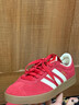 adidas「T头鞋」VL COURT复古休闲板鞋德训鞋男女阿迪达斯轻运动 浅猩红/暖香草色/黄色   41 实拍图