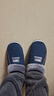 回力室内包跟男士棉拖鞋厚底保暖棉鞋冬季带后跟居家加绒拖鞋女冬 藏青色 44-45 标准码 实拍图