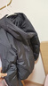 优衣库合作款/女装男装PUFFTECH空气棉服连帽外套480064 08 深灰色 XS 实拍图