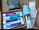 云南白药牙膏益生菌环保礼盒套装清新口气洁齿护龈成人4支410g+便携购物袋 实拍图