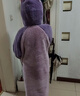 果壳（Gukoo）睡衣女冬季迪士尼联名珊瑚绒柔软加厚连帽睡袍可外穿情侣睡衣D 紫色黛西睡袍 M 实拍图