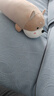 名创优品（MINISO）趴姿系大号趣味狗狗公仔玩偶玩具抱枕靠枕娃娃生日礼物女 卡其色 实拍图