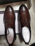 海澜之家HLA皮鞋男士商务休闲秋冬德比正装鞋子男H135/H171 棕色42 实拍图