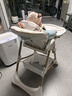 karmababy卡曼宝宝餐椅可折叠多功能婴儿餐椅可坐可躺0-6岁儿童成长餐椅 【202】皎玉白pro（可坐可躺） 实拍图