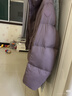 坦博尔羽绒服女中长款带帽宽松舒适保暖妈妈款外套510560D 香融紫 185  实拍图