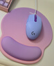 罗技（G）G102 有线游戏鼠标 淡紫色 RGB灯效 轻量化设计 吃鸡鼠标 赛博朋克 200-8000DPI 实拍图