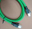山泽超六类工业拖链网线 Cat6A高柔双屏蔽纯铜万兆Profinet伺服坦克成品线缆 绿色 5米 SPFC6A-50 实拍图