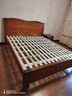 麦娅月实木床 胡桃木实木床中式双人床简约家用主卧婚床实木大床 胡桃木床+1柜 1800*2000mm框架款 实拍图