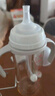 贝亲（Pigeon）自然离乳PPSU重力球吸管奶瓶双把手330ml12月+(附带奶嘴12月*2支) 实拍图