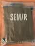森马（Semir）长袖T恤男发热保暖高领打底上衣冬季堆堆领基础内搭 土灰绿A41901 L 实拍图