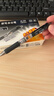 晨光（M&G）文具K35按动中性笔学生0.5黑笔签字笔商务子弹头考试专用水笔高颜值办公用品12支/盒 实拍图
