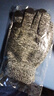 南极人毛线手套男女冬季保暖骑行手套滑雪手套触屏加厚全指半指防风手套 实拍图