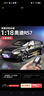 奥迪车模型rs7遥控版1比18合金车模仿真汽车收藏摆件男孩玩具车 【普通版】1:24 奥迪RS7 黑色 轿车 实拍图