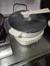 九阳（Joyoung）电火锅U底秒涮电煮锅分体可拆洗家用多功能锅上蒸下煮5.5L大容量火锅锅不粘锅G558S【0氟有钛 】 实拍图