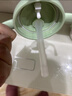 贝亲水杯 儿童水杯熊猫牛奶杯1-3岁宝宝喝水喝奶PPSU直饮奶瓶吸管杯 海盐薄荷绿 330ml 实拍图