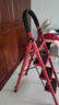 忆琳居梯子家用安全人字梯折叠梯伸缩多功能楼梯便捷扶梯加厚红色四步 实拍图