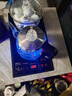 开品 全智能底部全自动上水续水茶台烧水壶 办公家用保温泡茶煮茶煮水 嵌入茶几茶台一体玻璃煮茶 1L 黑色尺寸20X37CM 烧水煮杯 桶水款 实拍图