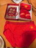 浪莎本命年大红内裤女抗菌棉马年生肖结婚三角短裤骐骥红内裤袜子礼盒 实拍图