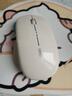 英菲克（INPHIC）M1二代无线蓝牙鼠标可充电办公轻音电量显示便携人体工学三模适用苹果惠普华为笔记本电脑ipad通用 【100%右手选这个+侧翼指托+光面】拿铁杏 实拍图