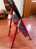 初学者 梯子家用折叠梯人字梯加厚碳钢宽踏板多功能工程梯 实拍图